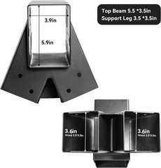 Heavy Duty Swing Sets Brackets Including 2 Black A-Frame Swing Set Brackets 2…