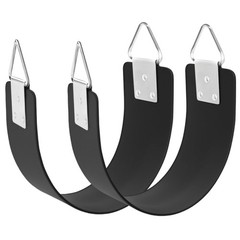 Heavy Duty Swing Seat Set – 2 Pcs, Metal Triangle Ring, 300lb Capacity, Outdoor