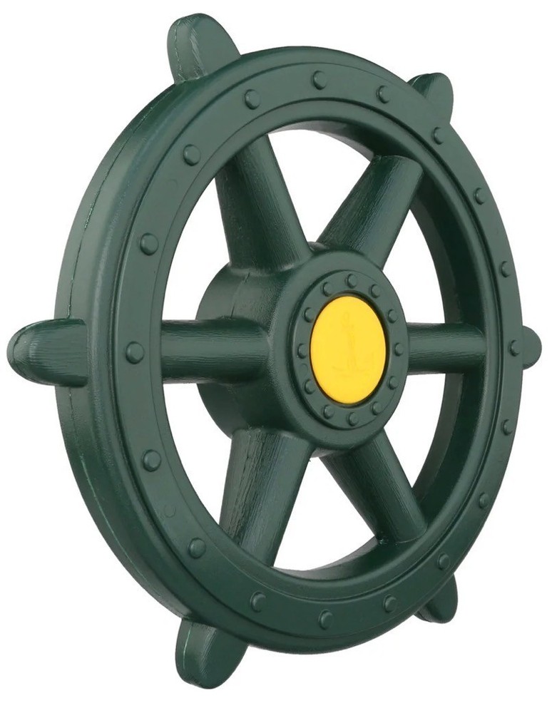 Swingset Playset Playground Large 19″ Green Playground Ships Wheel