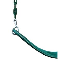 Gorilla Swing Belt Seat Green Chains Heavy Duty Kids Outdoor Playground Set