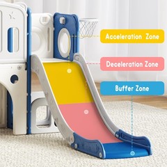8 in 1 Toddler Slide Set, Kids Slide for Toddlers, Toddler Climber Slide Play…