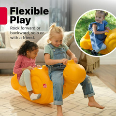 Step2 Seesaw Snail Kids Teeter Totter, Indoor/Outdoor Rocking Rider Toy, Fits 2