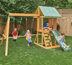 Wooden Swing Set