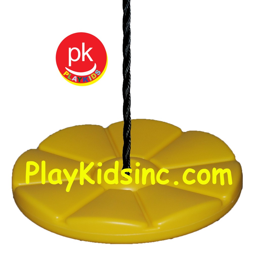 Swingset Play 15′ Roped Daisy Disc Disk playground backyard jungle gym Yellow