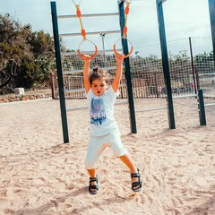 7 Colorful Ninja Ring Fitness Gymnastic Ring Outdoor Backyard Playground Trai…