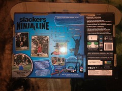 Slackers NINJA LINE American Ninja Line 36′ w/ Obstacles Slackline