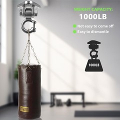 Swing Hangers Heavy Duty Smooth Operation with 180° Swing Bearings 1000 lb Ca…