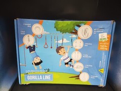 Gorilla Line Climbing Rope Swing Set Outdoor|Backyard Playground