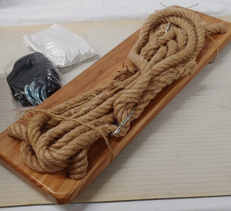 Wooden Tree Swing 500Lb Capacity Real Wood Adjustable