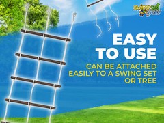 SWING SET STUFF 24″ ROPE LADDER playground fort accessories climb backyard 0115