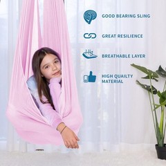Sensory Swing Kids W/ 360° Swivel Hanger Indoor Therapy Swing Great Autism New