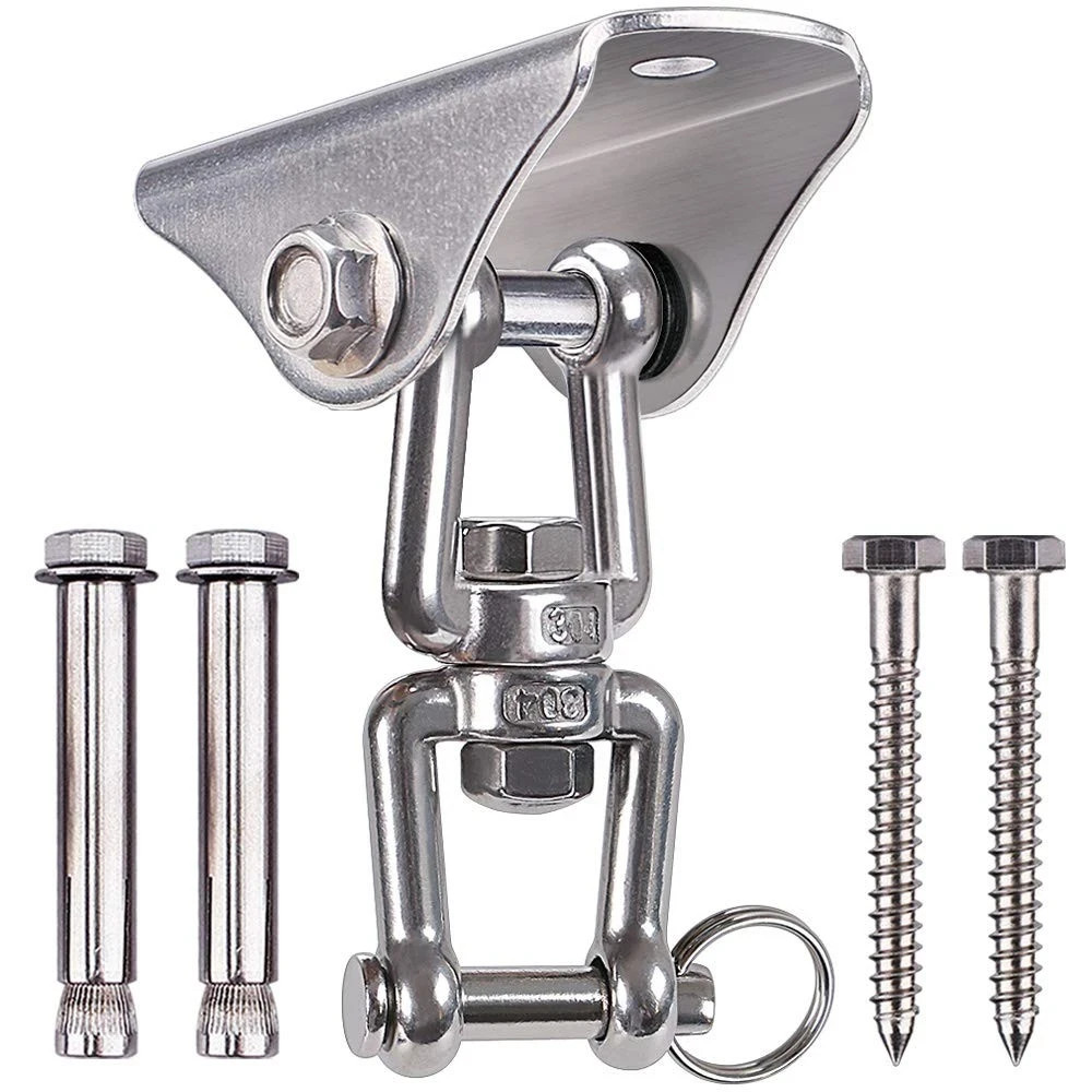 BeneLabel Stainless Steel Swing Hangers 360Â° Swivel Ceiling Mount for Swing 1