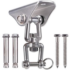 BeneLabel Stainless Steel Swing Hangers 360Â° Swivel Ceiling Mount for Swing 1