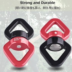 30 kN Heavy-Duty Tree Swing Swivel | Safe Aluminum Climbing Rope Device for K…