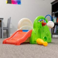 Step2 Sports-Tastic Climber 3-In-1 Sports Activity Center Indoor/Outdoor Playset