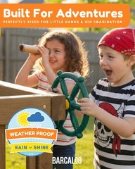 Playground Kids Steering Wheel Toy – Outdoor Playhouse Toys Plastic Pirate Sh…