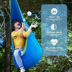 Indoor/Outdoor Child Hammock Swing – Adjustable Sensory Seat for Fun Play