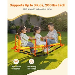 Kids Toddlers Seesaw Rocker Playground Backyard Outdoor Activity Play Toy Age 3+