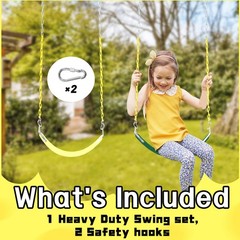 Swing Set for with 66” Chain-Play Swing for Adults with Stainless Steel Taian…
