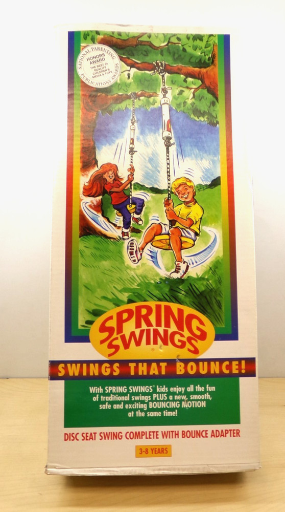 Spring Swings Disc Seat Complete with Bounce Adapter Swings that Bounce Ages 3-8
