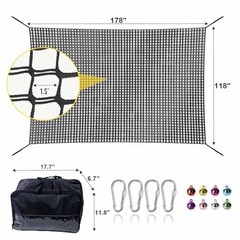 Climbing Net for Kids – 14.8FT x 9.9FT Double Layers Heavy Duty Playground