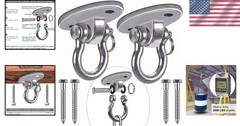 Stainless Steel Swing Hanger – 2000 LB Capacity with Easy Install Screws