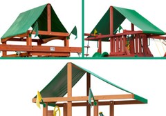 Playground Replacement Canopy 28″ x 73″ Outdoor Swingset Shade Kids Roof Canopy