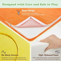 Toddler Climbing Foam Blocks Set – 7-Piece Baby Play & Activity Blocks
