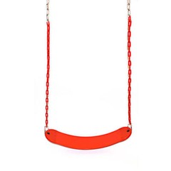 1 NEW RED Swing Set Seat Durable Vinyl Coated Chains 120 lb Capacity Playground