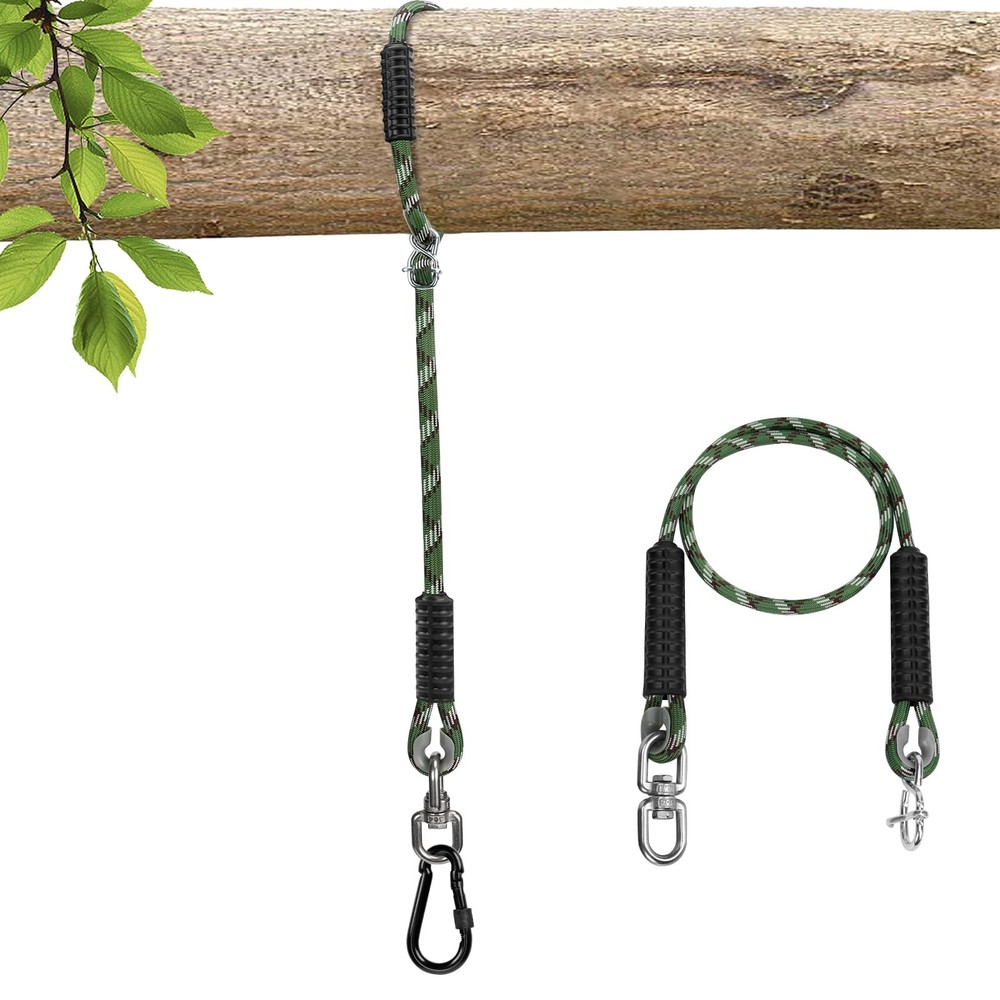 Tree Swing Hanging Straps Adjustable 87″ Heavy Duty Rope Kit Outdoor Play