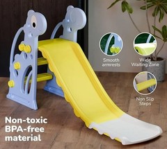 Slide for Kids 2–4 Years Compact Indoor & Outdoor Baby, Durable Plastic