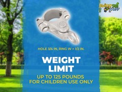 SWING SET STUFF 2 3/8″ DUCTILE PIPE HANGER playground hardware connector 0092