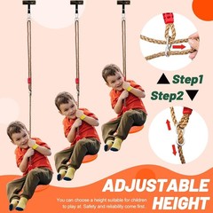 Durable Rotating Disc Swing for Ages 3+ – 330lbs Capacity, Indoor/Outdoor Use
