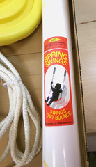 Spring Swings Disc Seat Complete with Bounce Adapter Swings that Bounce Ages 3-8