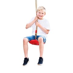 Outdoor Hanging Disc Swing, Hanging Disc Swing for Playground Garden 60kg/132lbs