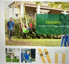 NEW Sealed Pacearth Portable Swing 154lbs Capacity Green