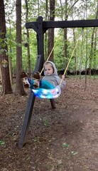 Firefly LED Lighted Swing – XDP Recreation Swing, Clear