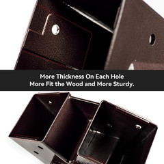 ABUSA Heavy Duty Swing Sets Brackets Including 2 Bronze A-Frame Swing Set Bracke