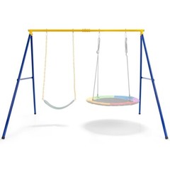 Frame Extra Large Swing Stand 660 LBS Heavy-Duty Steel Swing Anti-Slip Footpads