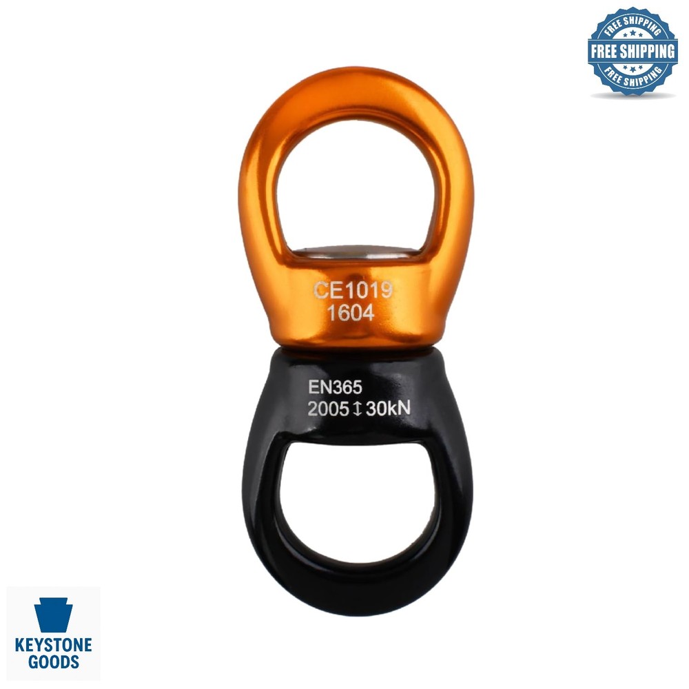 30kN Aluminum Swivel for Hammocks & Climbing Accessories