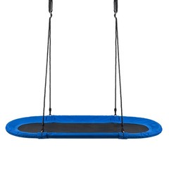 Topbuy 60″ Flying Saucer Tree Swing Set Outdoor Oval Swing Adjustable Hanging