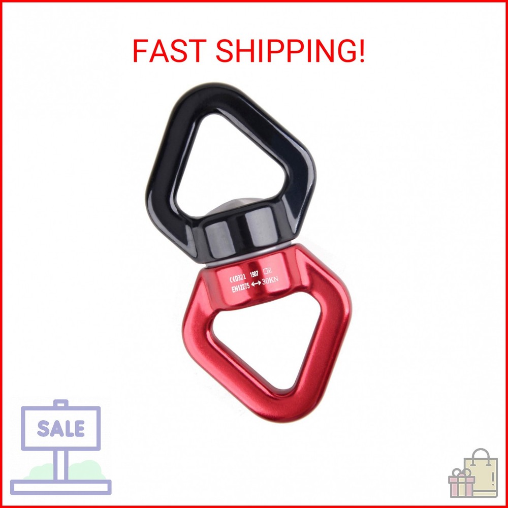 Azarxis 30 kN Tree Swing Swivel Spinner, Safest Rotational Climbing Rope Devices