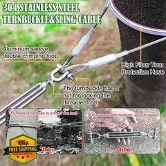 Fologtoo 100FT Zip Line Kit Adults