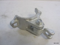 One Single 3-1/2″ Ductile Pipe Hanger Galvanized Steel NO CLAMP SCREWS