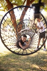Adventure Sports 6ft Rope Tunnel Bridge for Kids – New, Damaged Packaging –