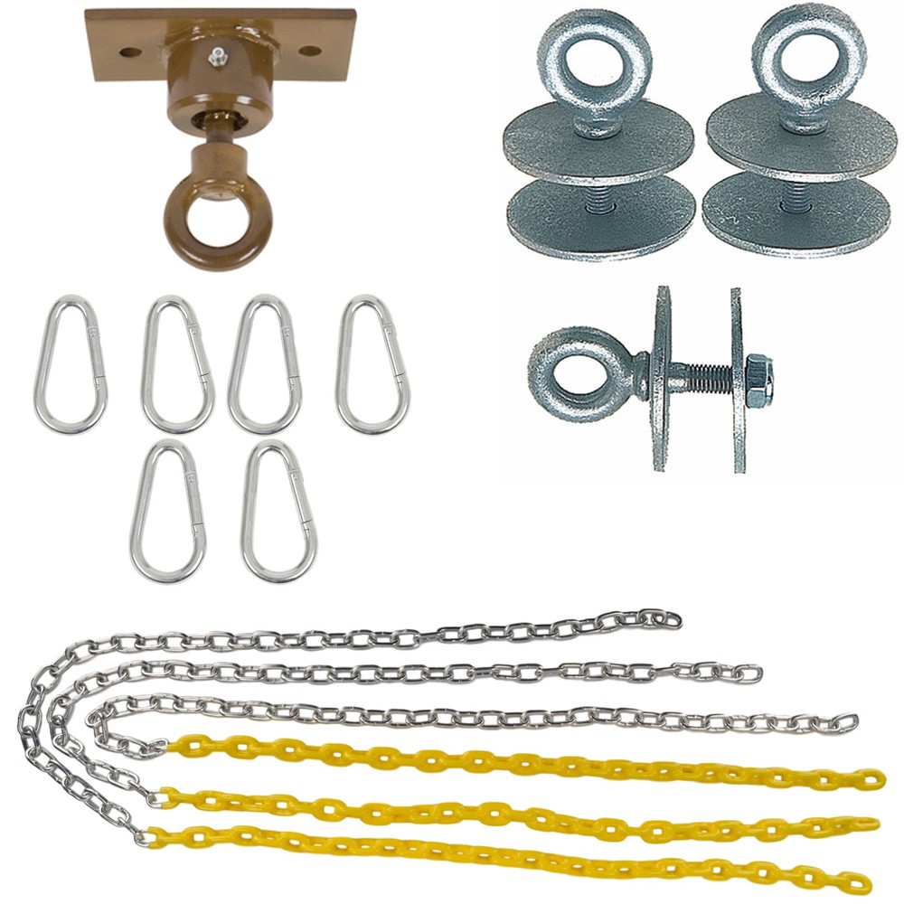 SWING SET STUFF INC. LIGHT DUTY TIRE SWIVEL KIT (YELLOW) kids fun boy girl 0302