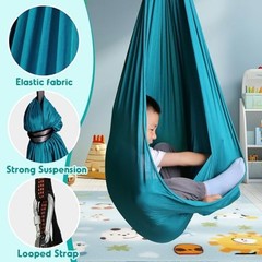 Sensory Swing Indoor Outdoor for Kids Suspension Strap Hardware Kit | Soft