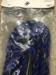 Vintage NOS Swing-N-Slide Blue Climbing Rope – Hardware Included – Fast Ship!