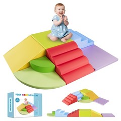 7-Piece Foam Climbing Blocks for Toddlers & Babies 1-5: Ultimate Indoor Play …