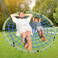60″ Large Spider Web Saucer Tree Swing for Kids & Adults, 750lbs Heavy Duty O…